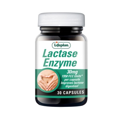 Lifeplan Lactase Enzyme 125mg 30 caps